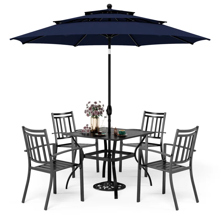 Alyah 4 - Person Square Outdoor Dining Set