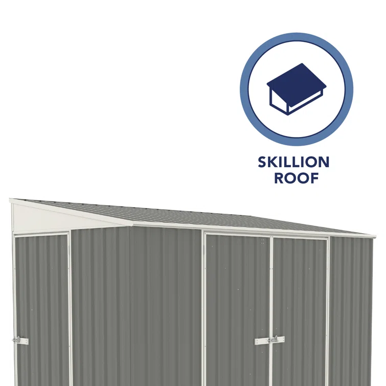 Durango 10 ft. W x 5 ft. D Metal Lean-To Bike Shed