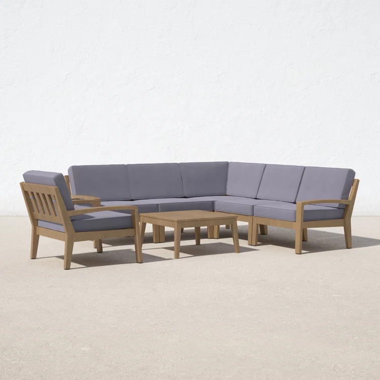Sonnie 5 - Person Outdoor Seating Group with Cushions