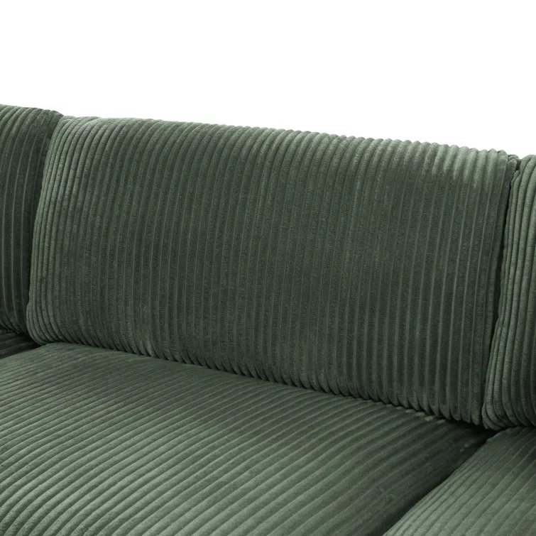 2 - Piece Corduroy Sectional
