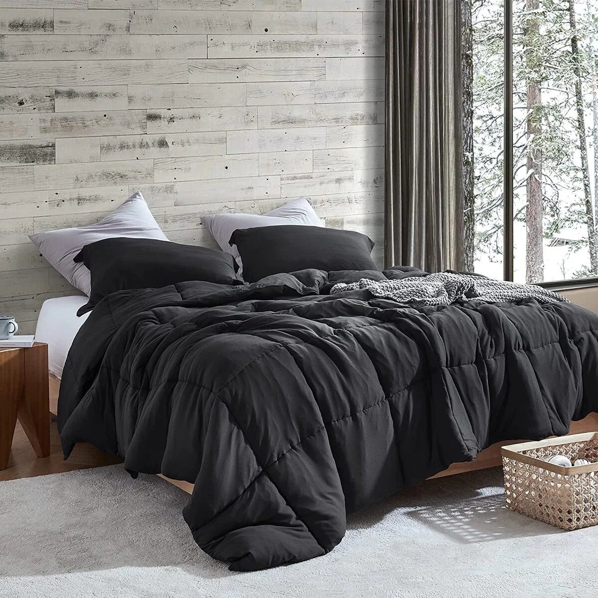 Better Than Butter - Coma Inducer? Oversized Comforter Set - Black