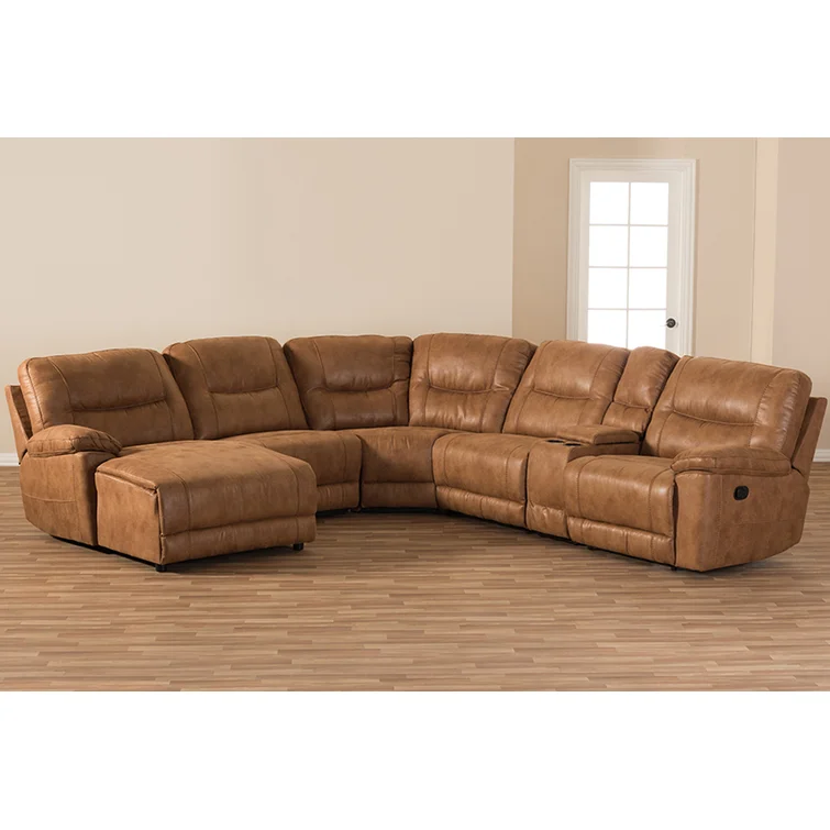 Gutzwiller 6 - Piece Upholstered Reclining Sectional