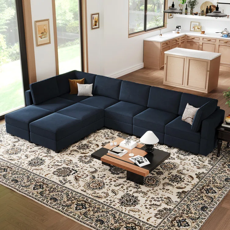 Wylodene 9 - Piece Upholstered Reclining Sectional