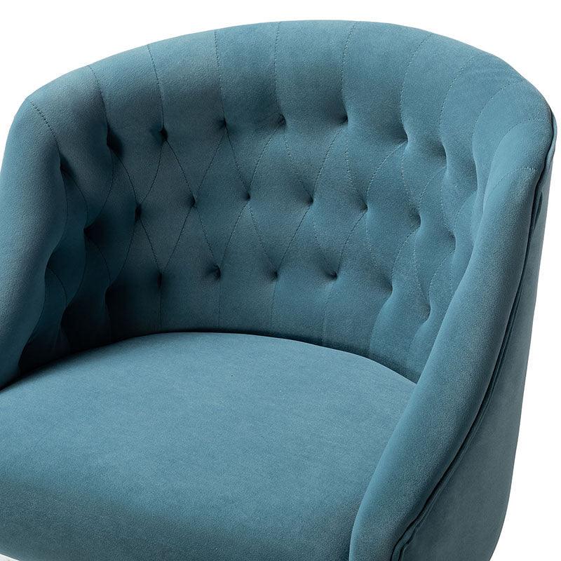 Penelope Velvet Tufted Office Chair