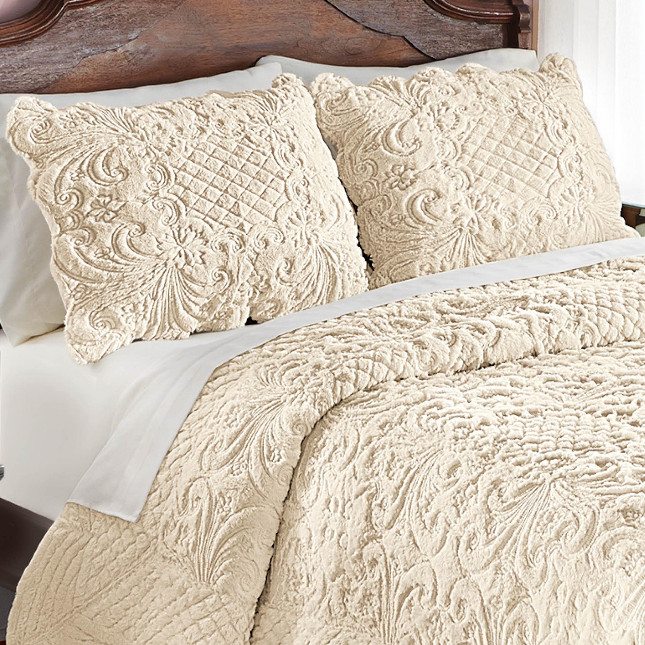 Elegant Fake Fur Pillow Sham