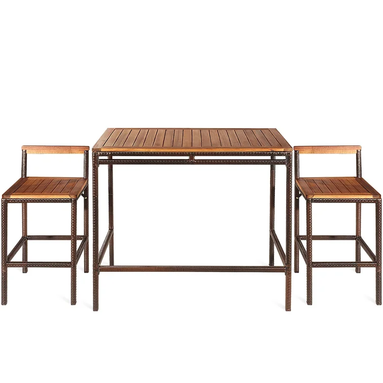Sensabaugh 2 - Person Rectangular Outdoor Dining Set