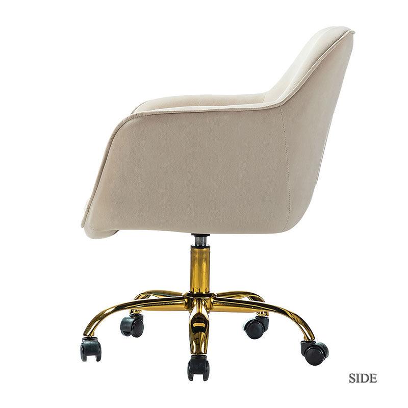 Jovida Velvet Tufted Office Chair