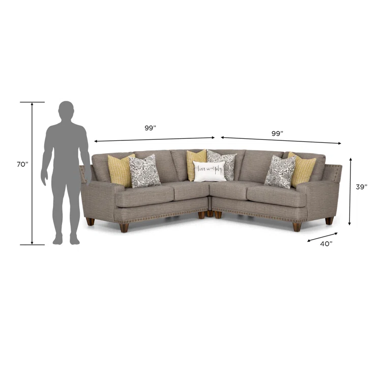 Stockbridge 3 - Piece Upholstered Sectional