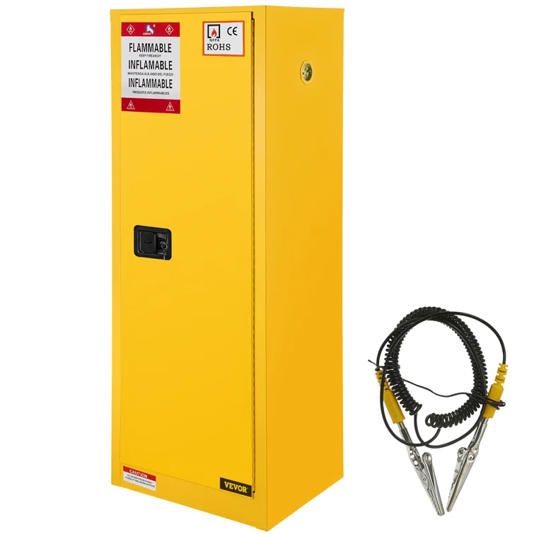 VEVOR Flammable Cabinet 18.1" x 18.1" x 35.4" with Adjustable Shelf