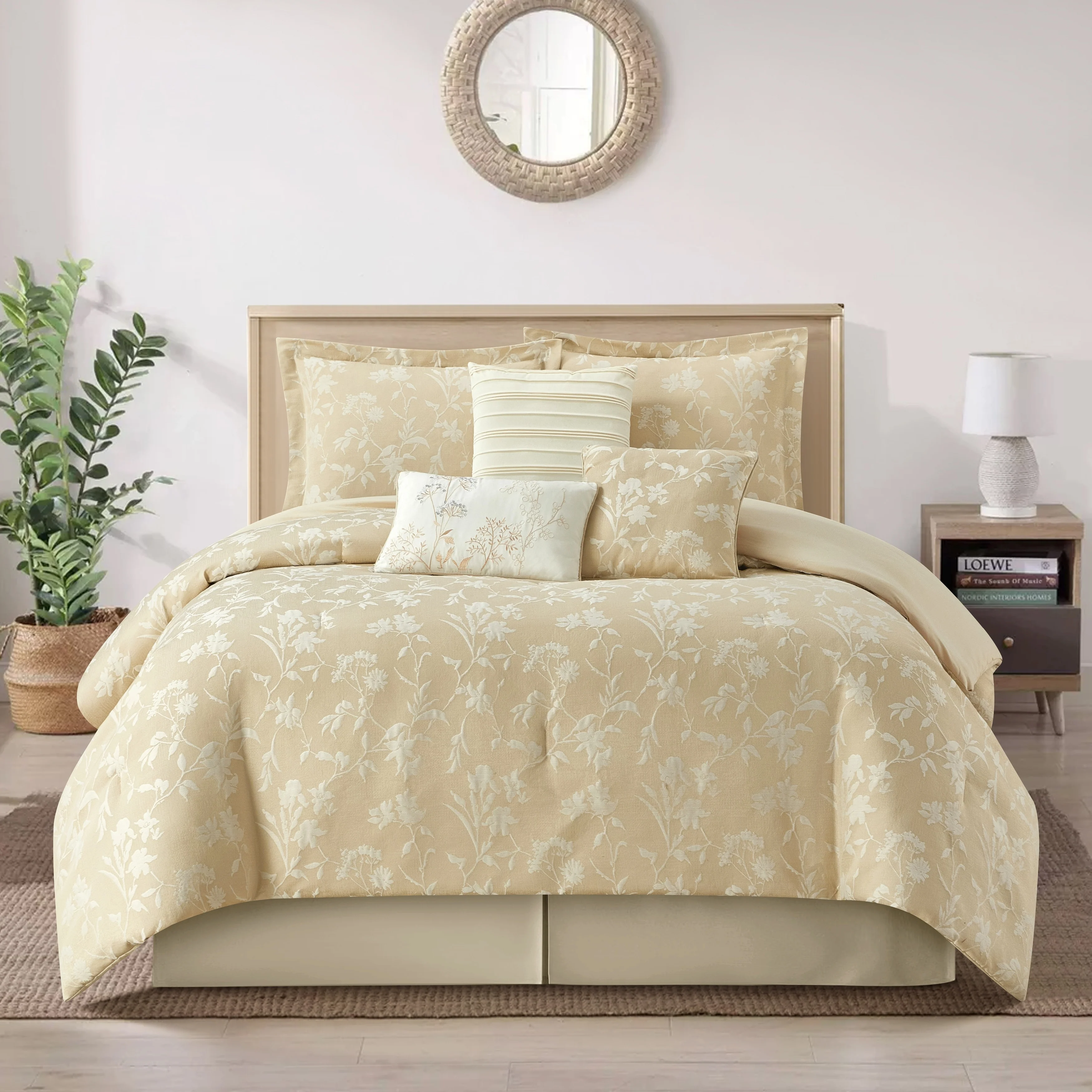 Nanshing Keoni 7 Piece Floral Comforter Set