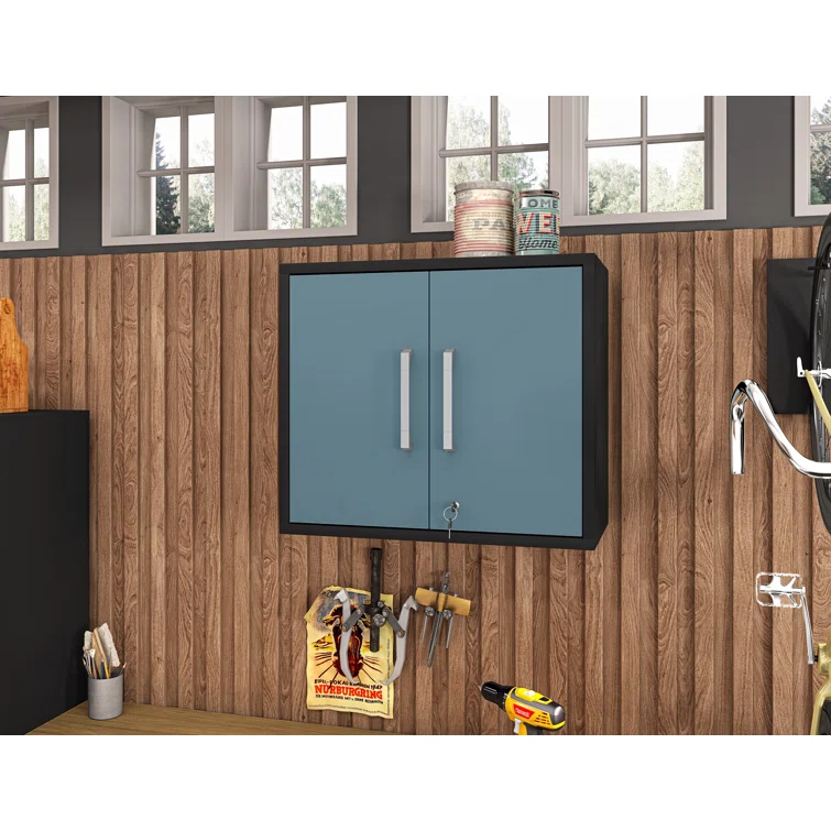 Aseem 2 Piece Single Storage Cabinet ( 25.59'' H x 56.7'' W x 14.96'' D)<!-- --> <!-- -->(Set of 2)