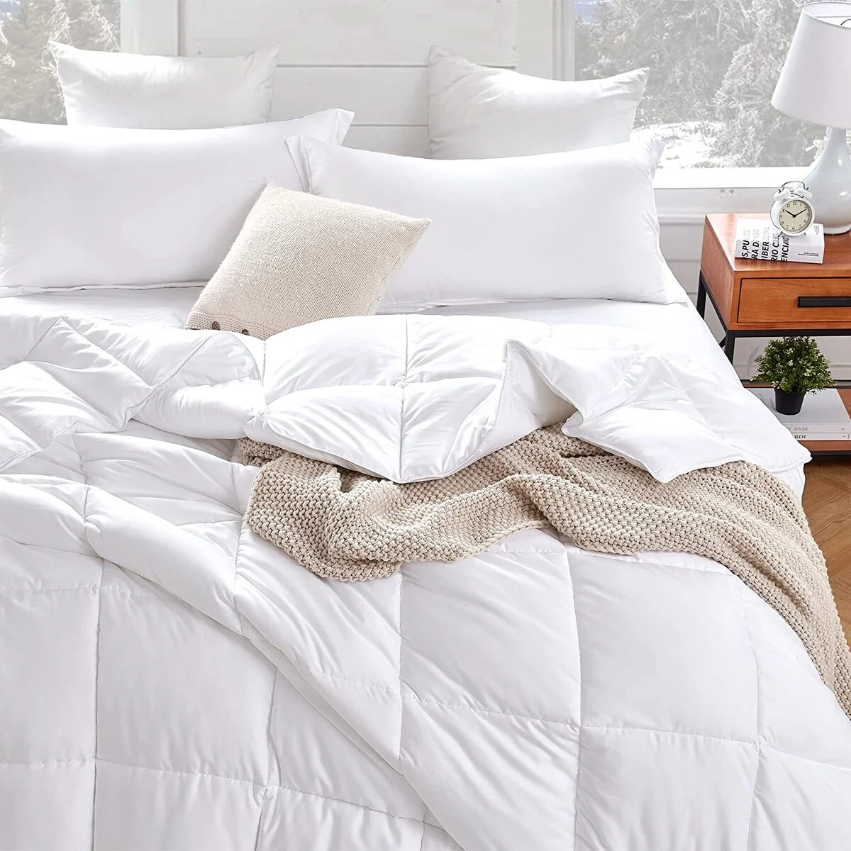Snorze? Cloud Comforter Set - Coma Inducer? Ultra Cozy - White