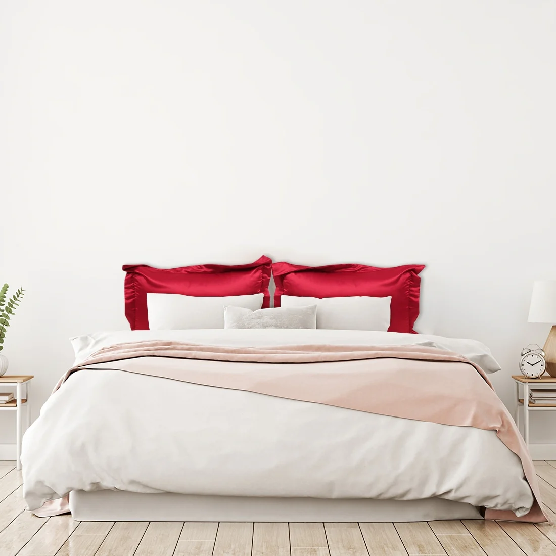 Satin Silky Oxford Envelope Closure Pillowcases 2 Pcs