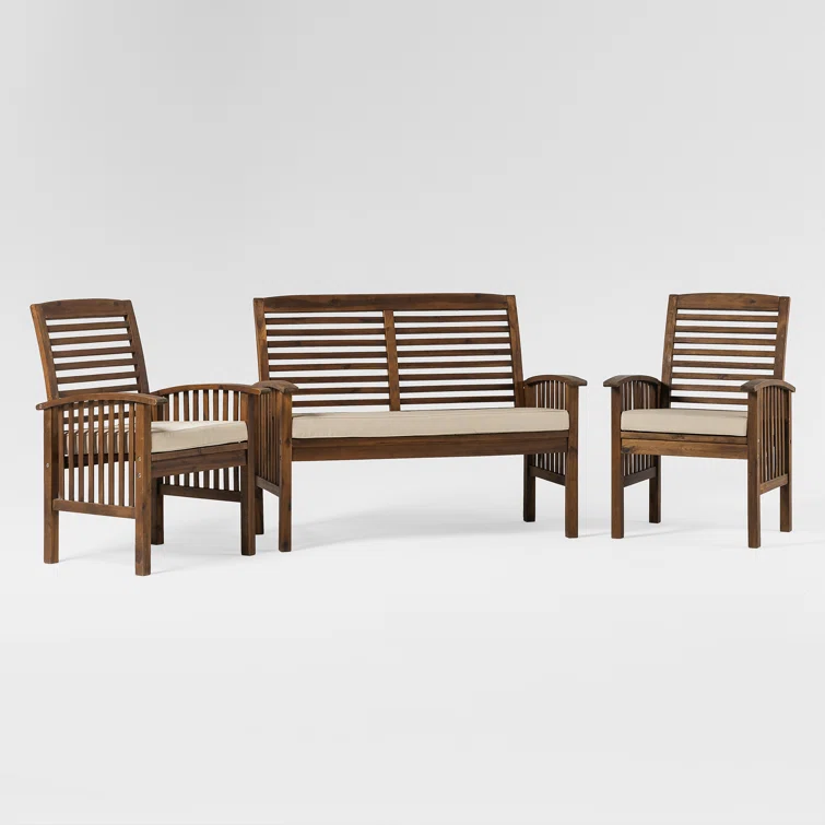 4 - Person Outdoor Seating Group with Cushions