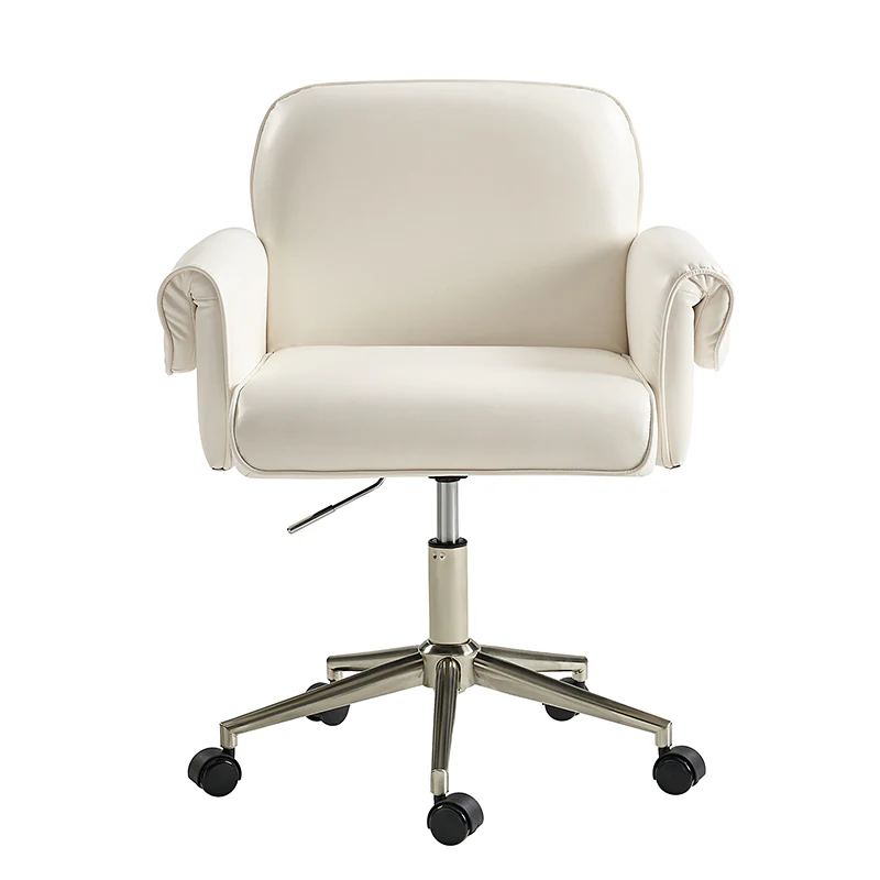 Ernst Modern Fabric Leather Swivel Task Chair