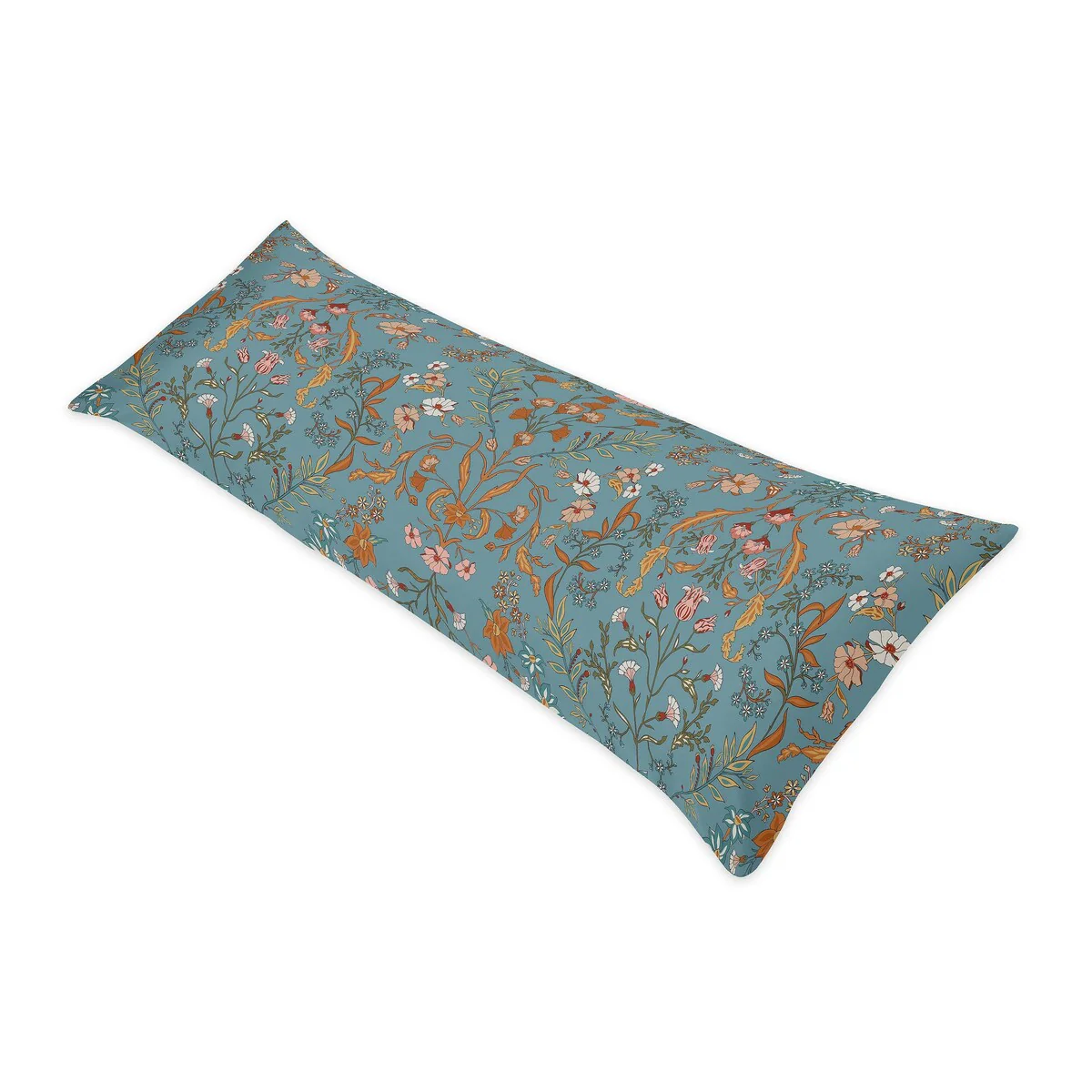 Sweet Jojo Designs Boho Wildflower Vintage Floral Girl Body Pillow Case Pillow Not Included- Botanical Garden Bohemian Farmhouse