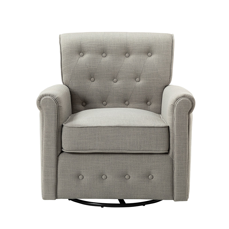 Gwendolyn Upholstered Swivel Armchair