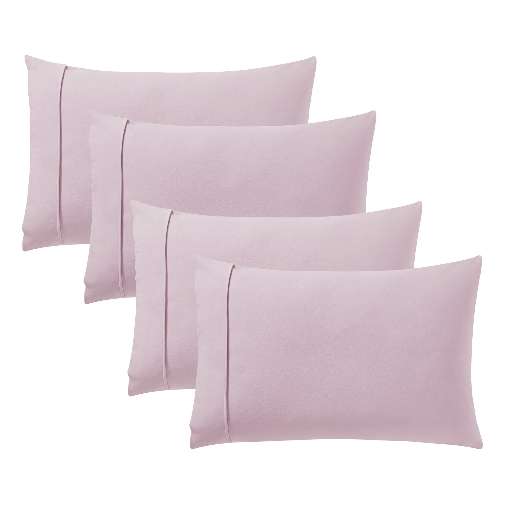 1500 Supreme Collection Microfiber Flannel Pillowcase 4 Pack