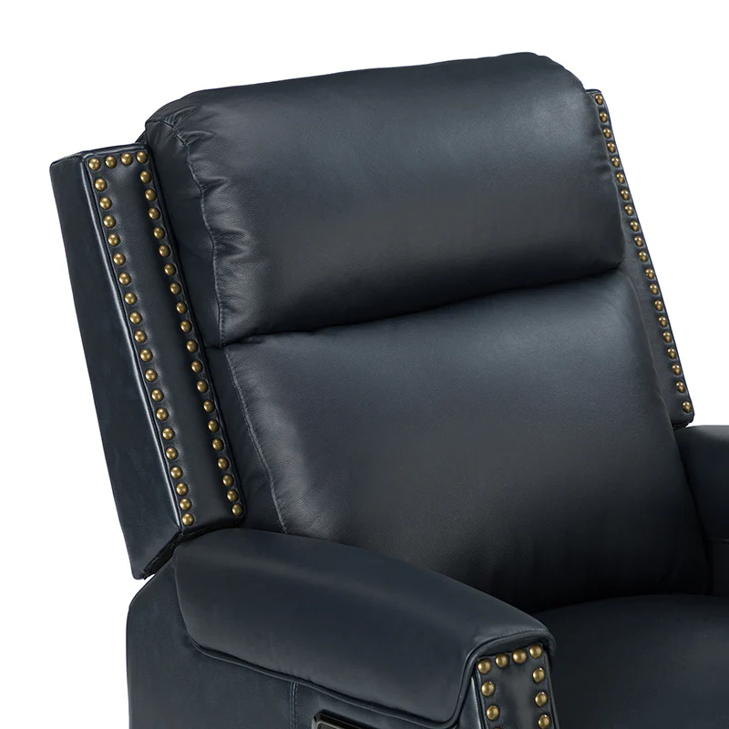 Hieronymus Genuine Leather Power Rocking Recliner