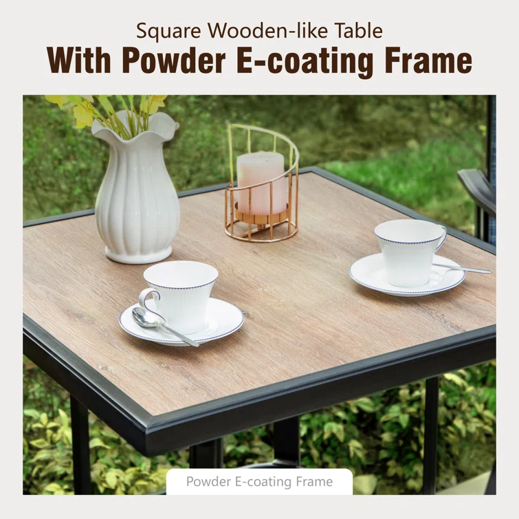Alyne 4 - Person Square Outdoor Dining Set