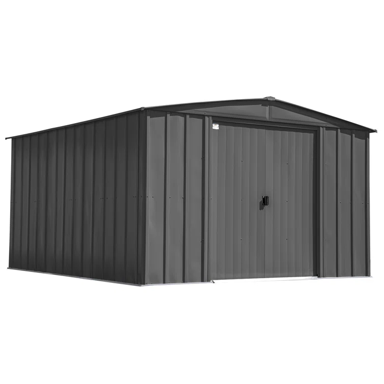 10 ft. W x 13 ft. 5 in. D Steel Vertical Storage Shed
