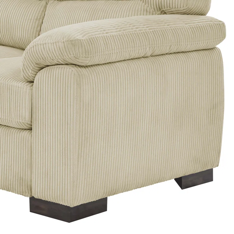 Aziyah 81'' Corduroy Sofa