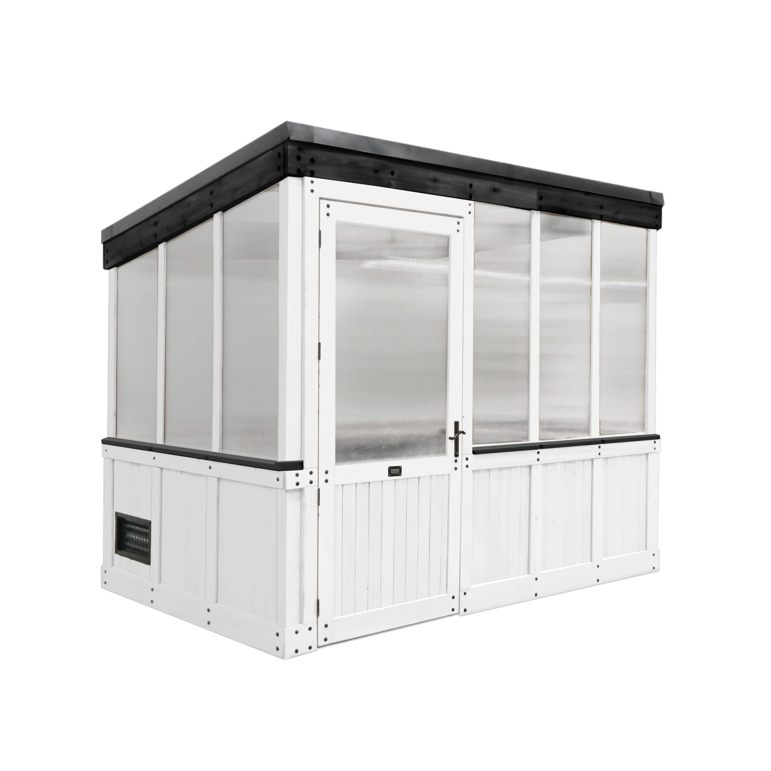 9x6 Willow Greenhouse -    Pre-Stained & Sealed White