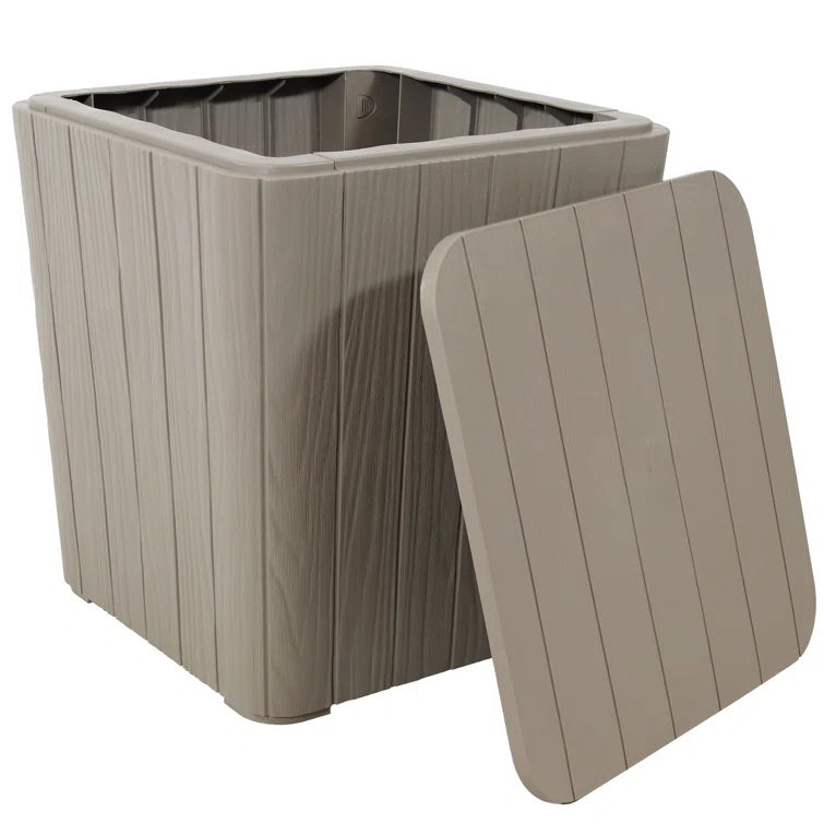 Ebern Designs 15.25'' W 11.5 Gallons Water Resistant Deck Box