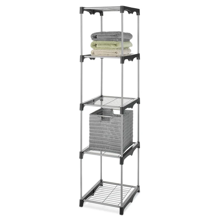 Anclote 19.5'' W Stainless Steel Height -Adjustable Shelving Unit