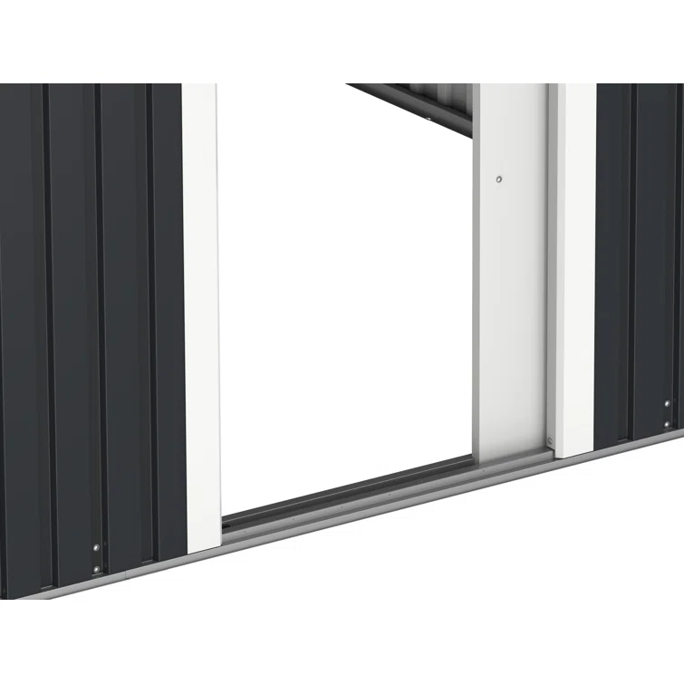 Imperial 12 ft. W x 20 ft. D Metal Garage Shed