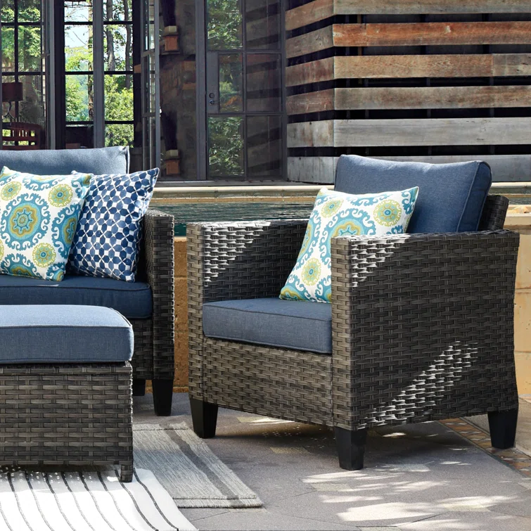 Harbin 5 - Person Outdoor Seating Group with Cushions