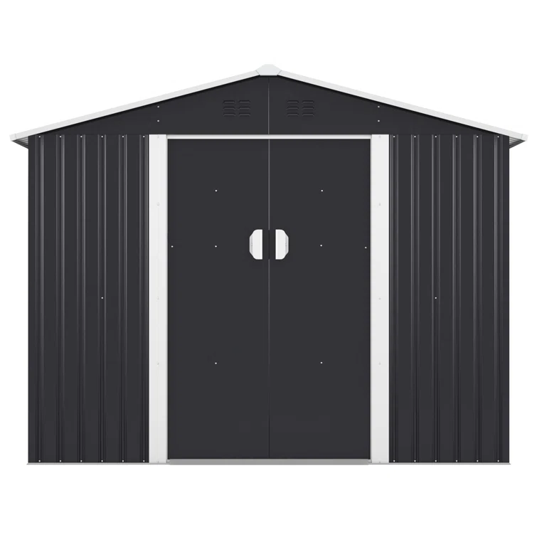 8 ft. W x 8 ft. D Metal Garage Shed