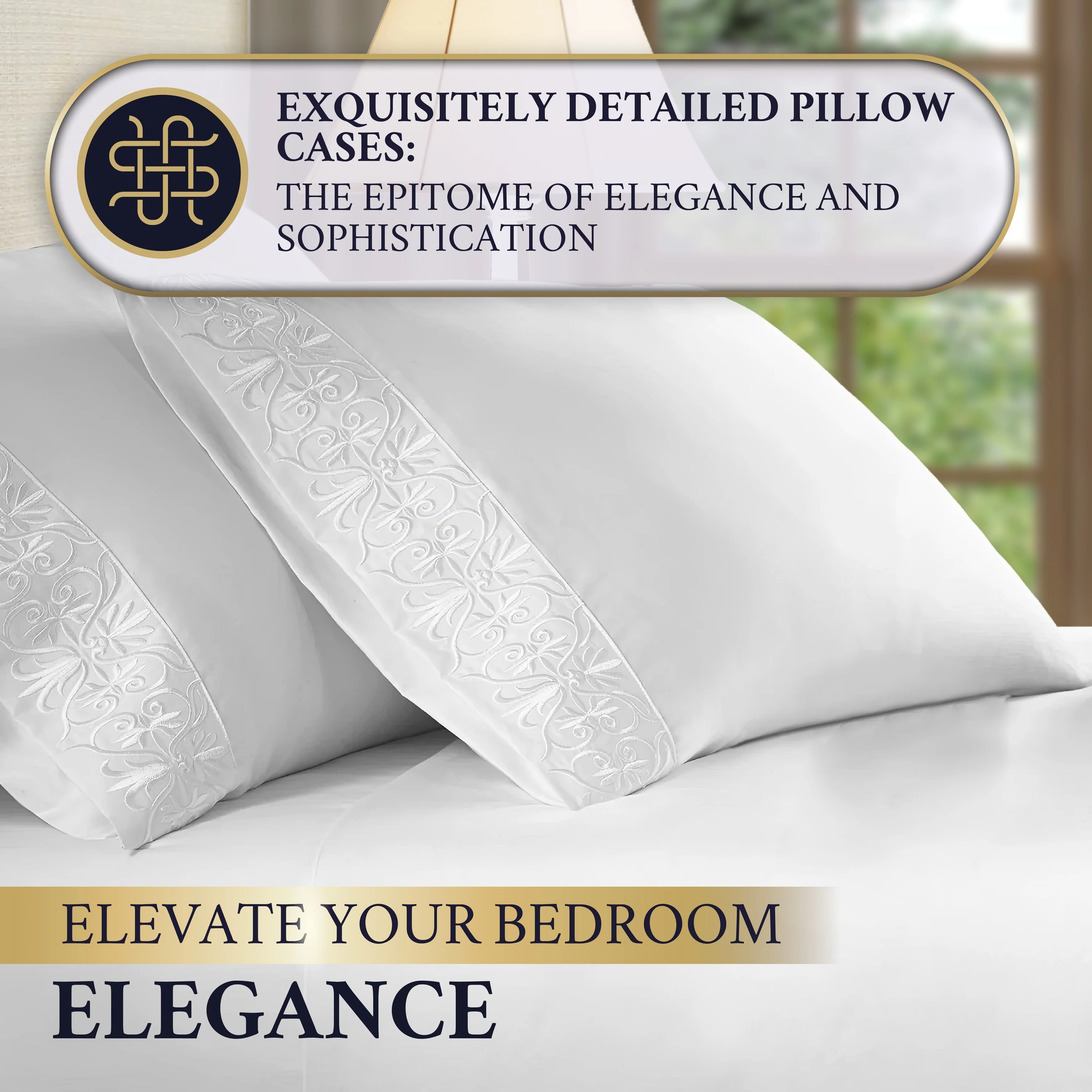 Royal Therapy Sheet Sets, White Bed Sheets, Cotton Sheet Set, 1000 Thread Count Sheet Set, Bed Sheets Cotton Grey/White