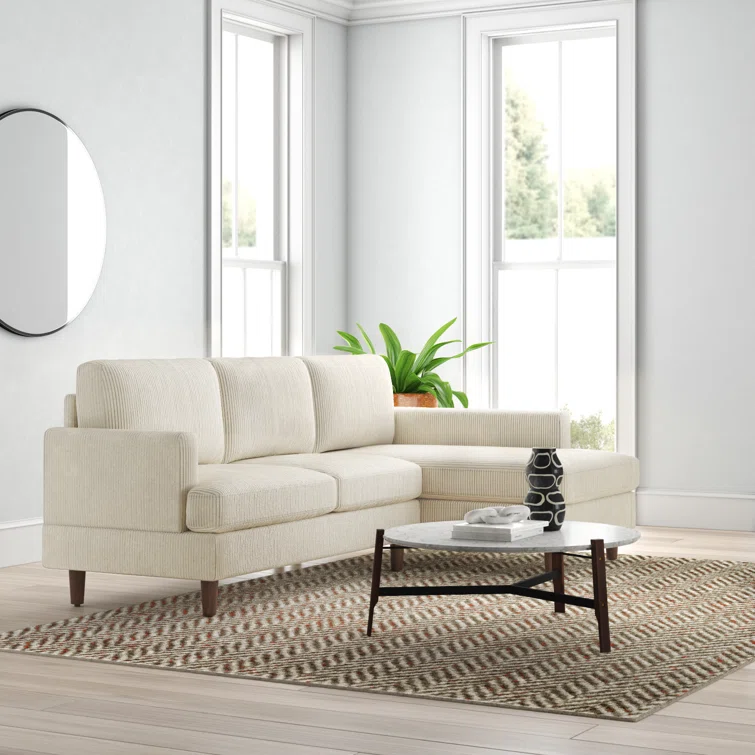 Aristotele 2 - Piece Corduroy Sectional
