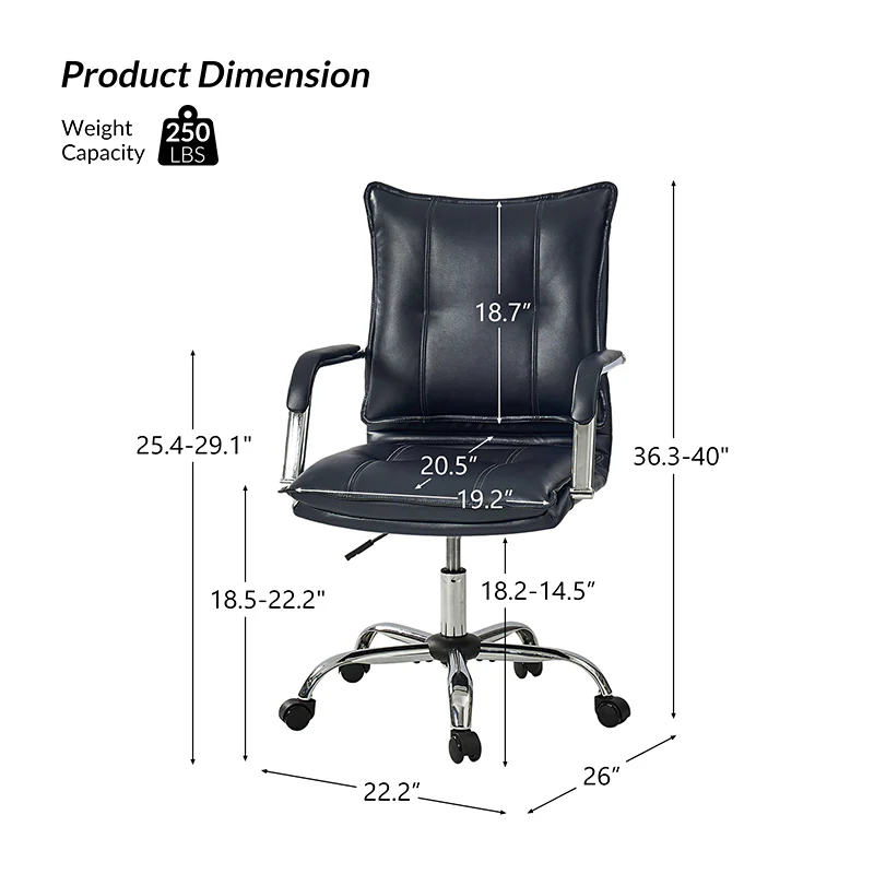 Doug Task Chair with Padded Arms