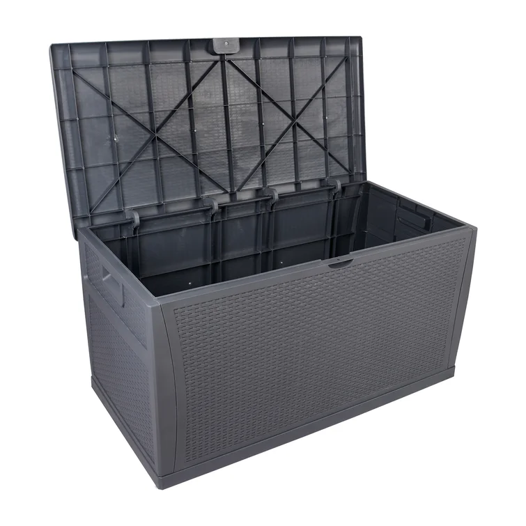 Winado 47'' W 120 Gallons Water Resistant Plastic Lockable Deck Box