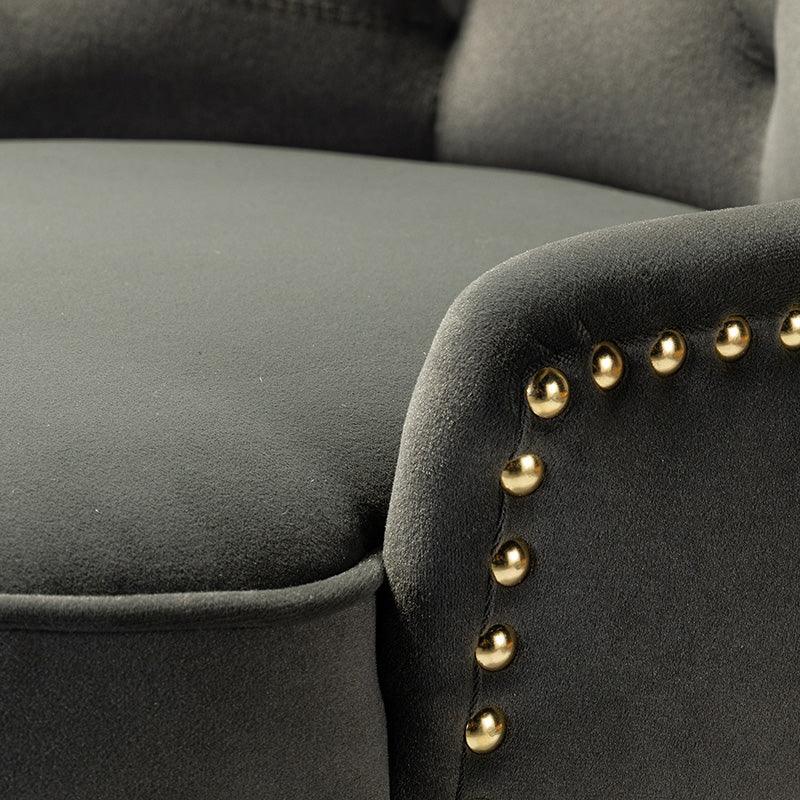 Adega Velvet Adjustable Office Chair
