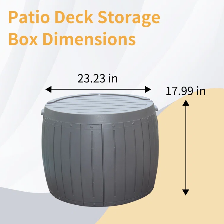 2 ft. W x 4 ft. D Metal Garbage Shed
