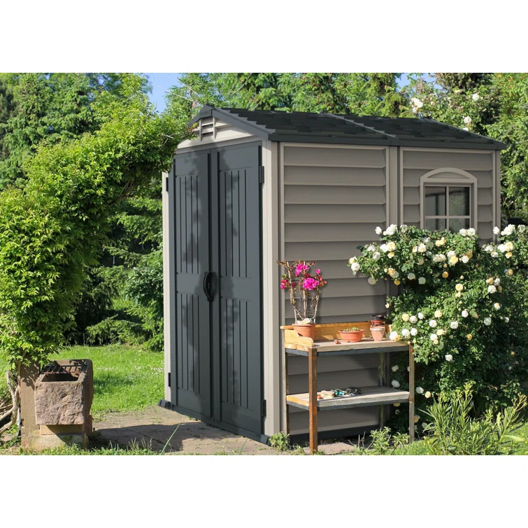 Storemate Plus 6 ft. 3 in. W x 6 ft. 3 in. D Plastic Storage Shed