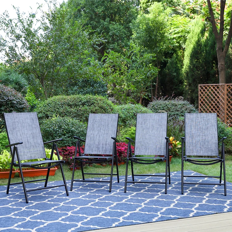 Bjartmar 4 - Person Square Outdoor Dining Set