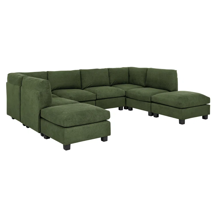 6 - Piece Upholstered Sectional