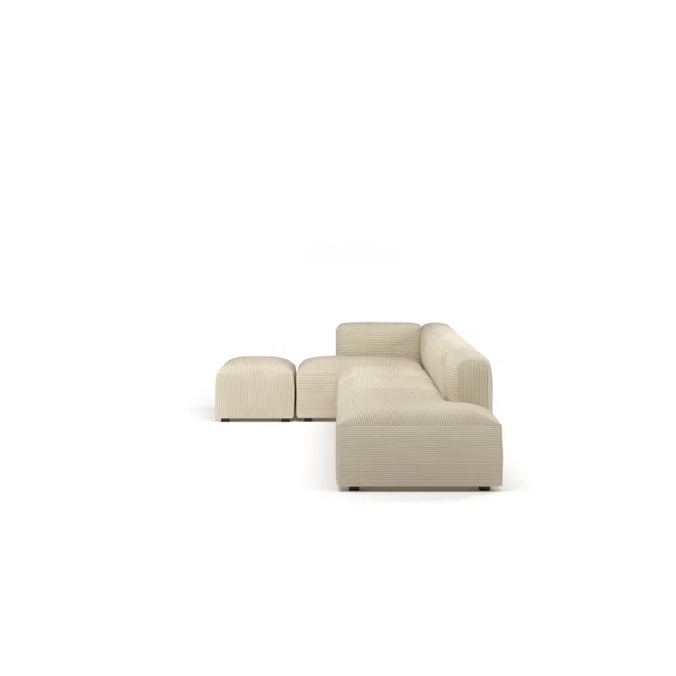 Winnie 5 - Piece Corduroy Sectional