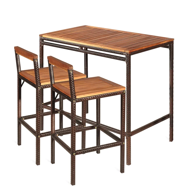 Sensabaugh 2 - Person Rectangular Outdoor Dining Set