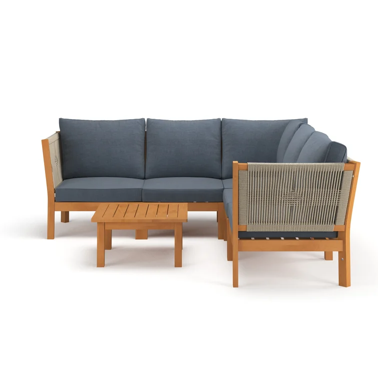 Aldford 5 - Person Outdoor Seating Group with Cushions