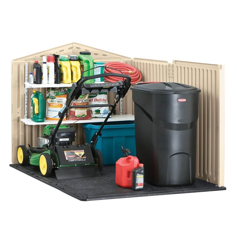 5 ft. W x 6 ft. D Plastic Storage Shed