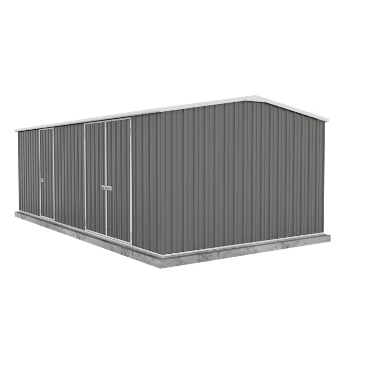 Utility 20 ft. W x 10 ft. D Metal Storage Shed