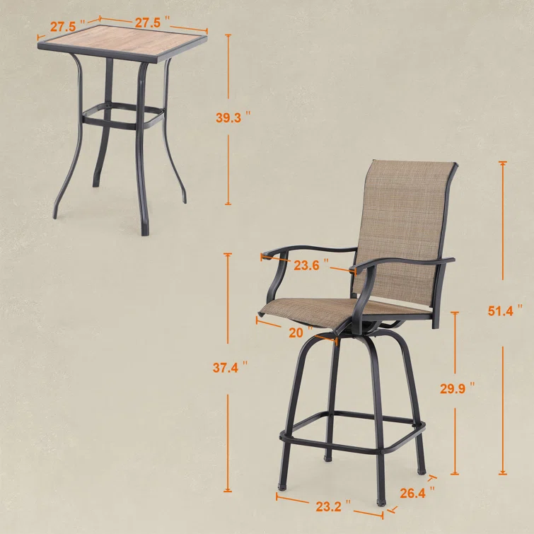 Alyne 8 - Person Square Outdoor Dining Set