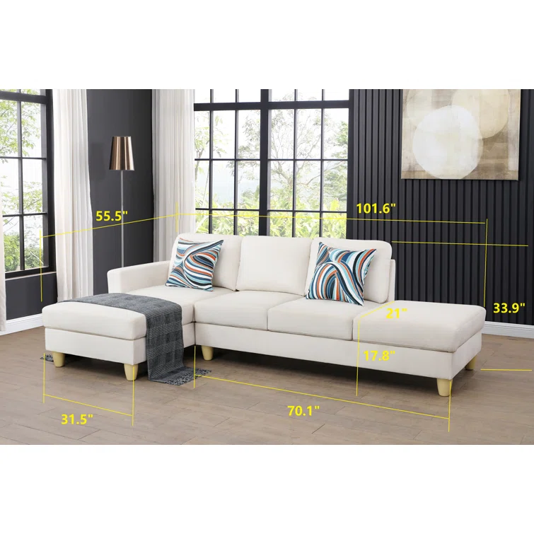 Lasharon 2 - Piece Upholstered Sectional