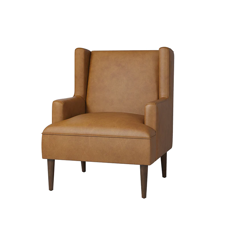 Gregor Vegan Leather Accent Chair