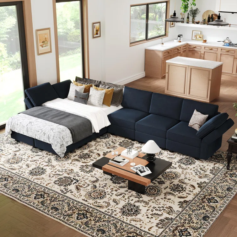 Wylodene 9 - Piece Upholstered Reclining Sectional
